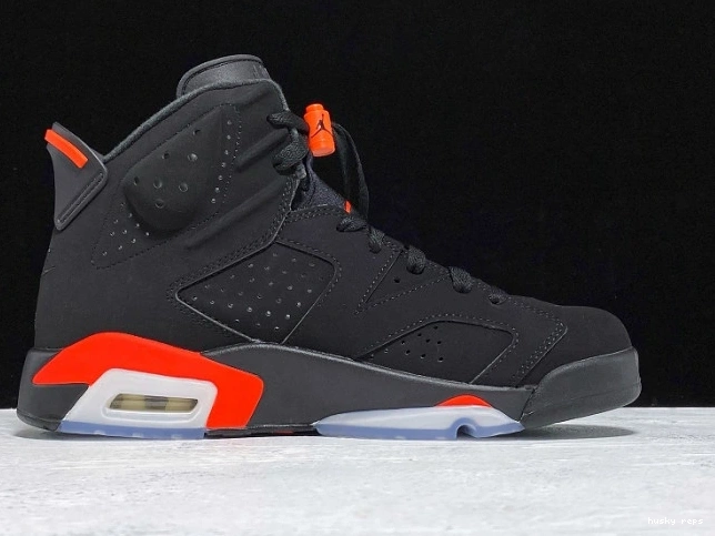 Cheap Husky Jordan Black Air 6 OG 384664-060 Infrared Retro 0728